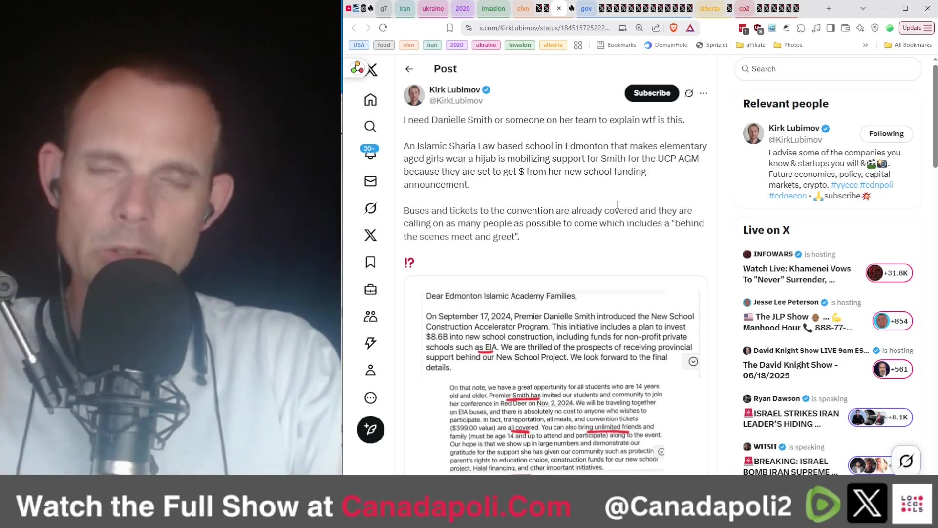 2039 G7 Ends When Trump Leaves, Iran, Billions More to Ukraine and More