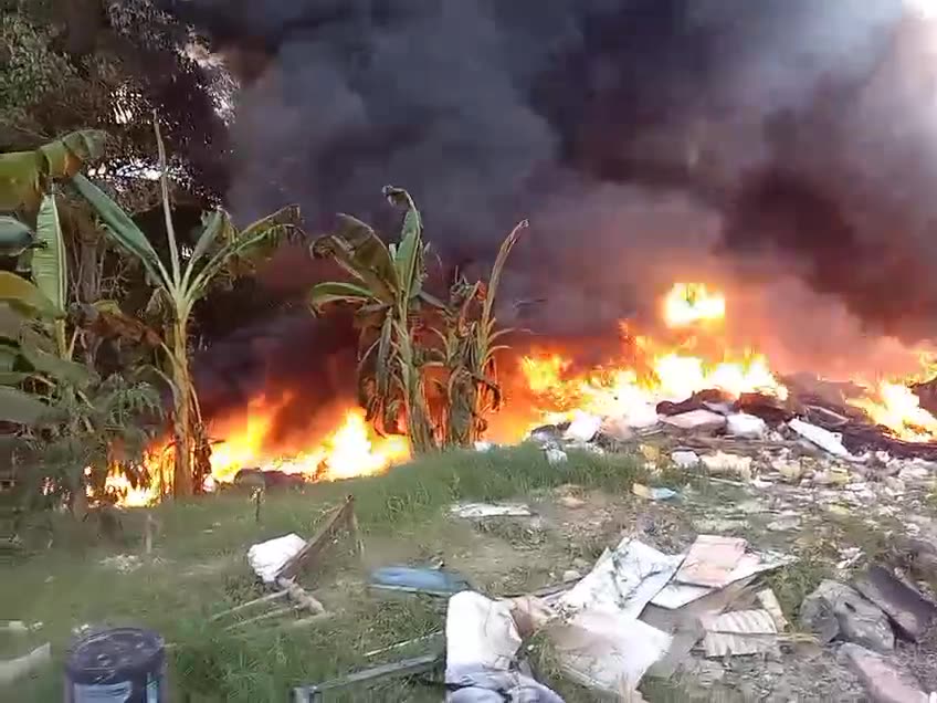 Incendio en El Pozón