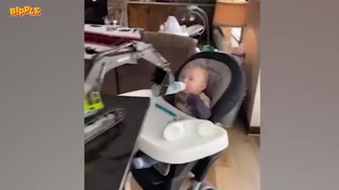 Funny baby video .that you can't miss||| try nat taugh challenge