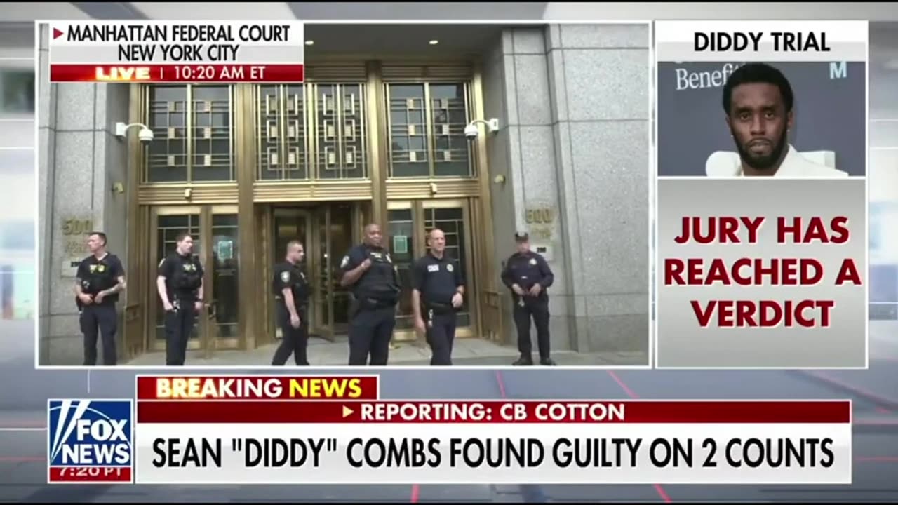 Sean Diddy Combs Not Guilty on Most Serious Charges