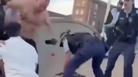 Rightfully Angry Aussie Stomps the Head of One of the Terrorists