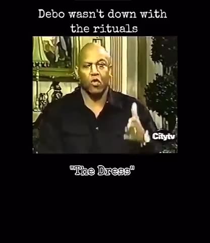 He would not wear the dress... So they killed him