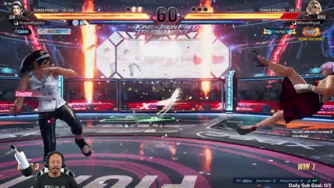 It's a rainny day but I will grind for Tekken King still