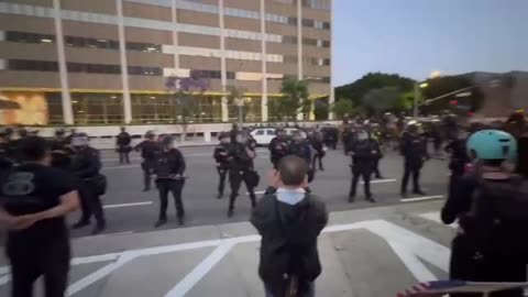 LAPD on lockdown