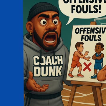 Offensive Foul Explained! 🏀 Learn the Call with Coach Dunk (Short)