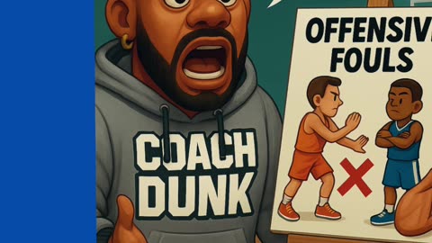 Offensive Foul Explained! 🏀 Learn the Call with Coach Dunk (Short)