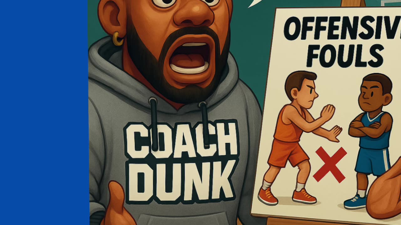 Offensive Foul Explained! 🏀 Learn the Call with Coach Dunk (Short)