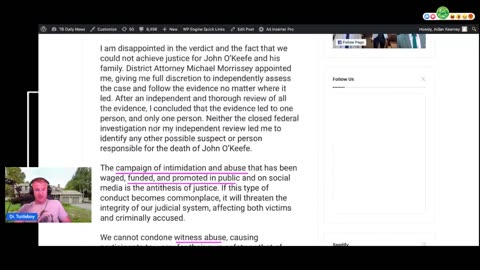 Karen Read case: Hank Brennan finally responds