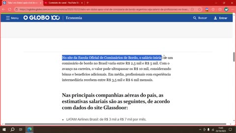 'Tabu' em Dubai_ após viral de comissária de bordo argentina, veja salário de profissionais