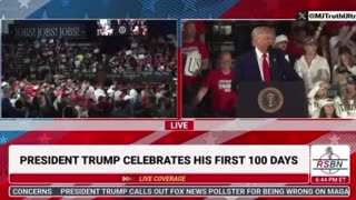 President Trump misgendered a radical leftist in the crowd