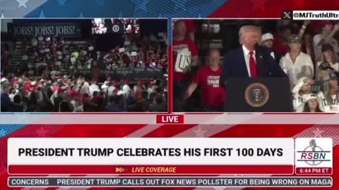 President Trump misgendered a radical leftist in the crowd