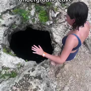 You Won’t Believe What’s Inside This Mountain Hole… 🤯💦 #TravelGoals