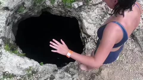 You Won’t Believe What’s Inside This Mountain Hole… 🤯💦 #TravelGoals