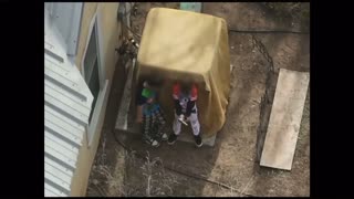 NM 2 boys ages 7 and 9 have an armed standoff with Police No one was injured, hard to watch.