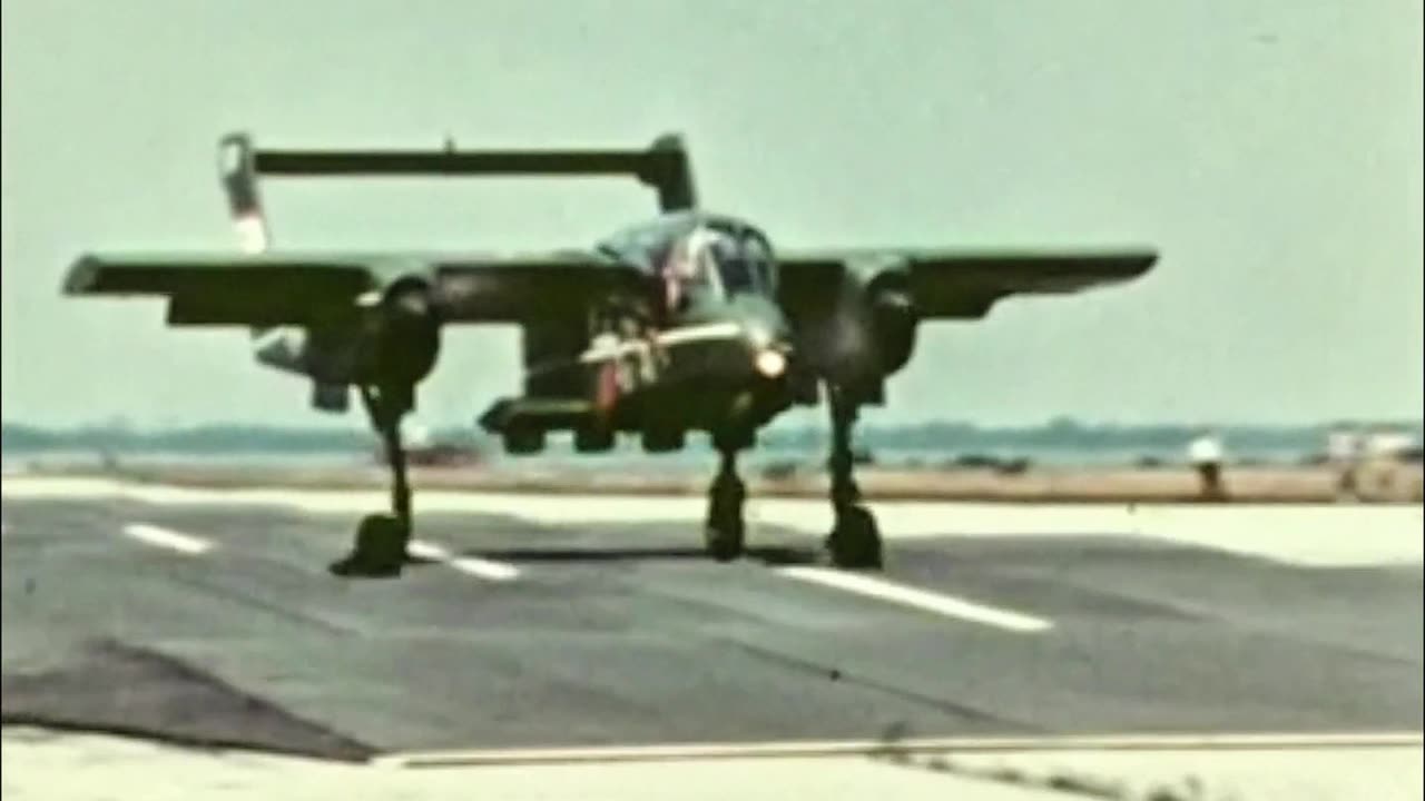North American Rockwell YOV-10A Bronco during Tri-Service trials in 1967