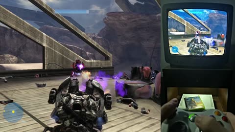 Halo 3 Gameplay Part 1 Xbox 360 CRT TV #halo