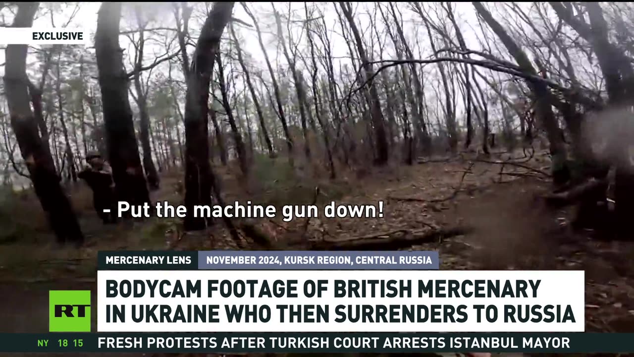 Bodycam footage of British merc in Ukraine sentenced to 19 years in Russian jail