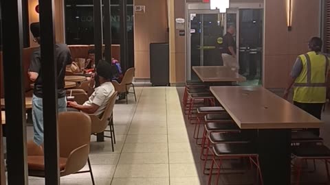 Guy gets Slumped at McDonalds