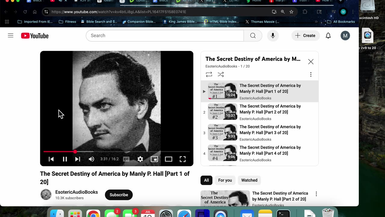 7/12/25 Did Secret Societies Usurp the European Kings (10 Tribes of Israel)? (MP Hall)