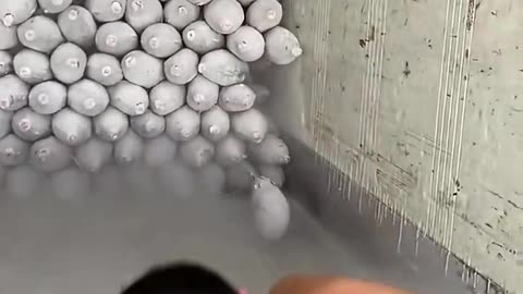 Unloading frozen fish