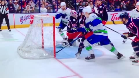 Canucks LW #74 Jake DeBrusk PP🥅(24)🏒Snap-Shot Goal