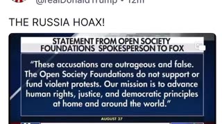 President Trump posted The Russia Hoax