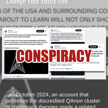 Fact Check: Space Force, SpaceX Did NOT Release Statement That Will 'Change Your Entire Life'