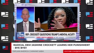 Radical Dem Jasmine Crockett Learns Her Punishment - Bye Bye