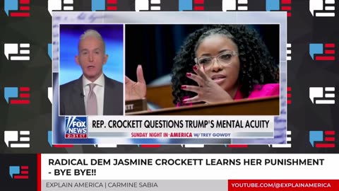 Radical Dem Jasmine Crockett Learns Her Punishment - Bye Bye