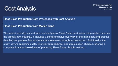 Float Glass Production Cost Analysis