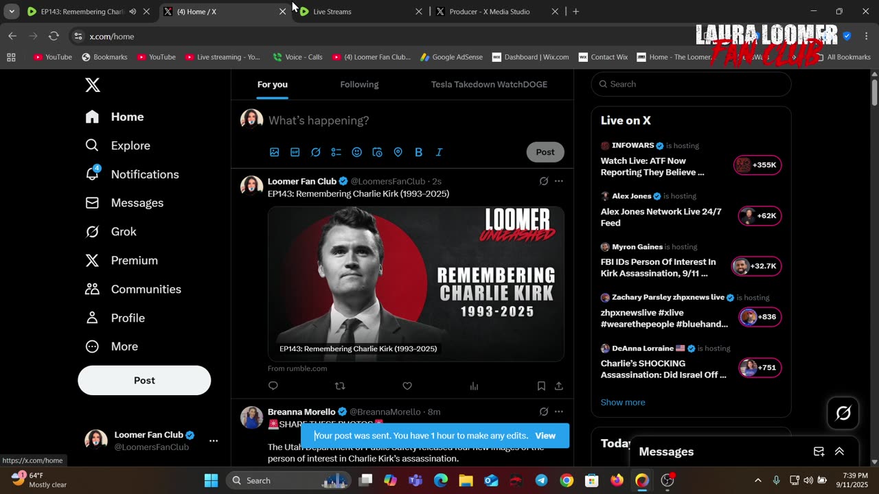 EP143: Remembering Charlie Kirk (1993–2025)-simulcast