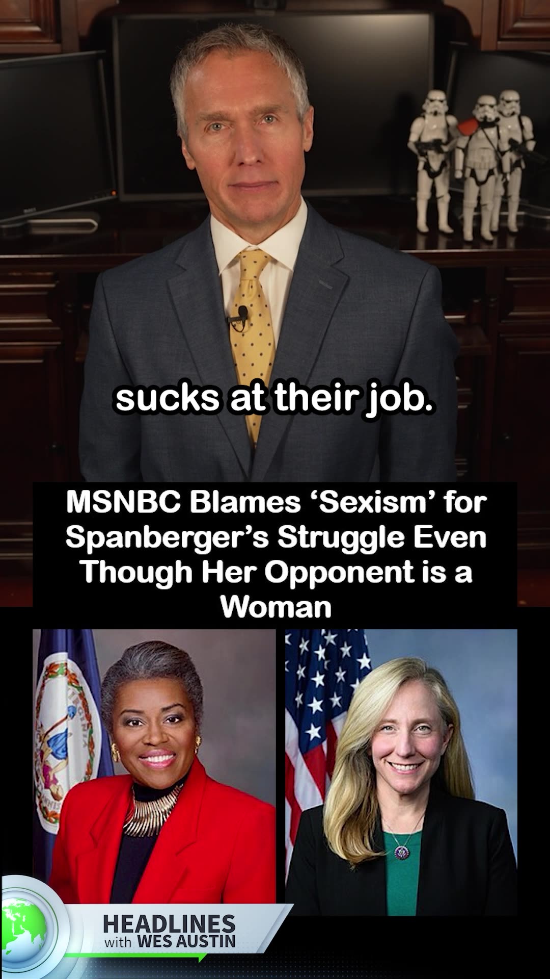 MSNBC Blames Sexism for Spanberger’s Struggle Against Winsome Earle-Sears