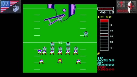 10ヤード・ファイト (Arcade - 1983) [JP Version of "10-Yard Fight"]