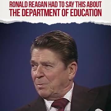 What did President Reagan say about the DOE