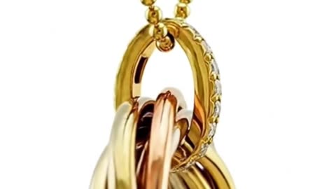 CARTIER NECKLACE K18 PINK GOLD