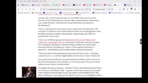 Leaked ‘Gaza Riviera’ plan dismissed as ‘insane’ attempt to cover ethnic cleansing