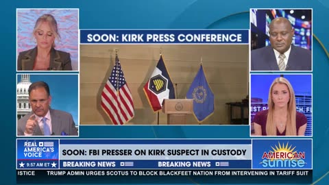 AWAITING FBI PRESS CONFERENCE ON ALLEGED CHARLIE KIRK MURDER SUSPECT