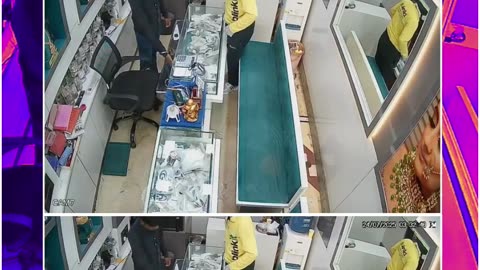 Blinkit or Bandits? Robbers in Delivery Uniforms Loot Ghaziabad Jewellery Store in Broad Daylight!