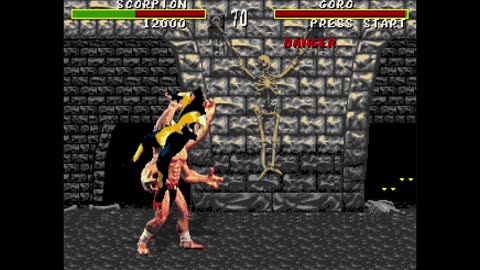 Goro Fight – Mortal Kombat (Sega Genesis) Boss Battle Gameplay