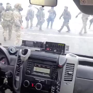 NEW: Video from inside a CBP vehicle ATTACKED by rioters in LA