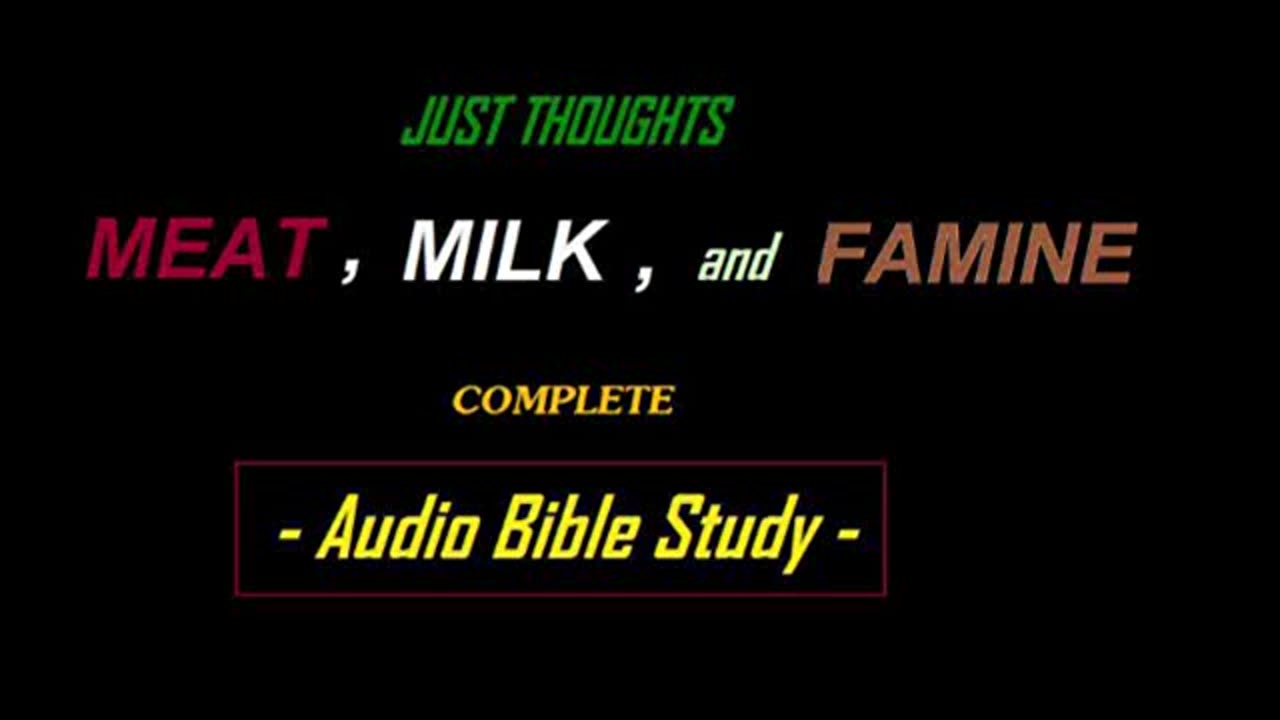 Just Thoughts - Milk, Meat and Famine (2011) Retro