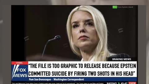 Fact Check: Pam Bondi Did NOT Say Epstein File Is 'Too Graphic To Release' -- Spoof From Satire Page