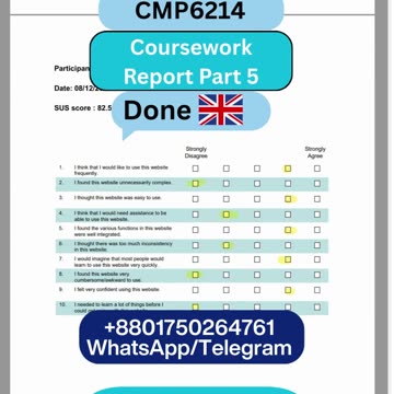 Student Work (Report) | CMP6214 Part 5 LearnAnywhere UX Report | Birmingham City University