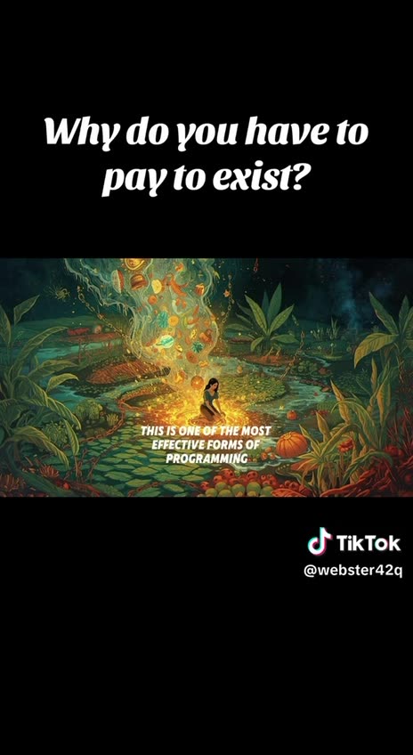 Why do you have to pay to exist?