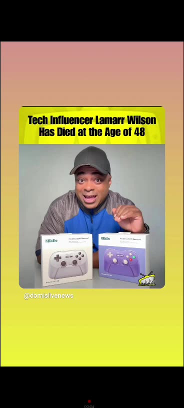 Rip to lamarr Wilson tech influencer rip to him 🙏 🕊 🕯 ⚰️ 🪦 12/24/25