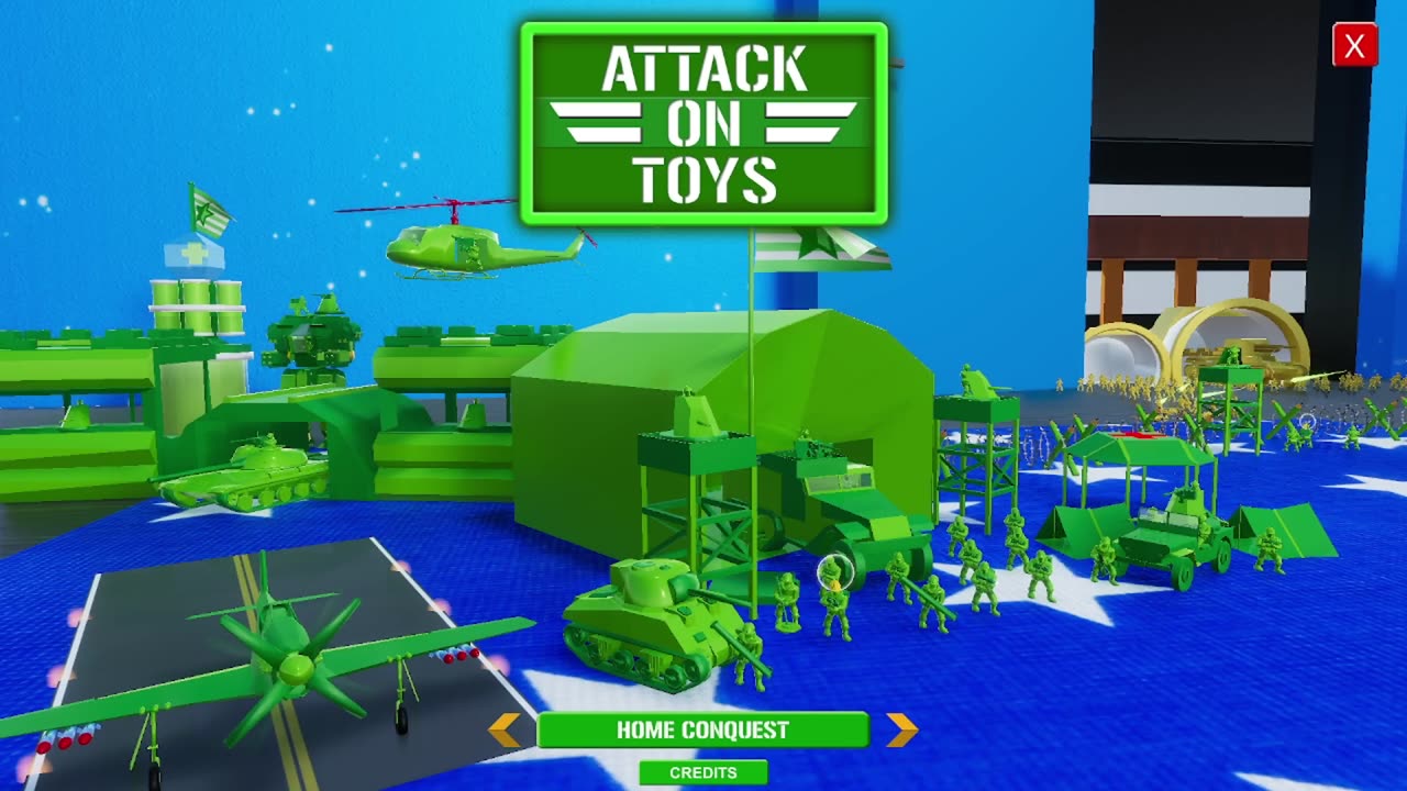 Playing Classic Attack On Toys! Attack On Toys