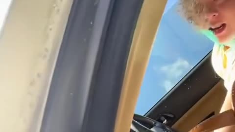 Stupid Bitch Gets Into An Accident While Singing Britney Spears