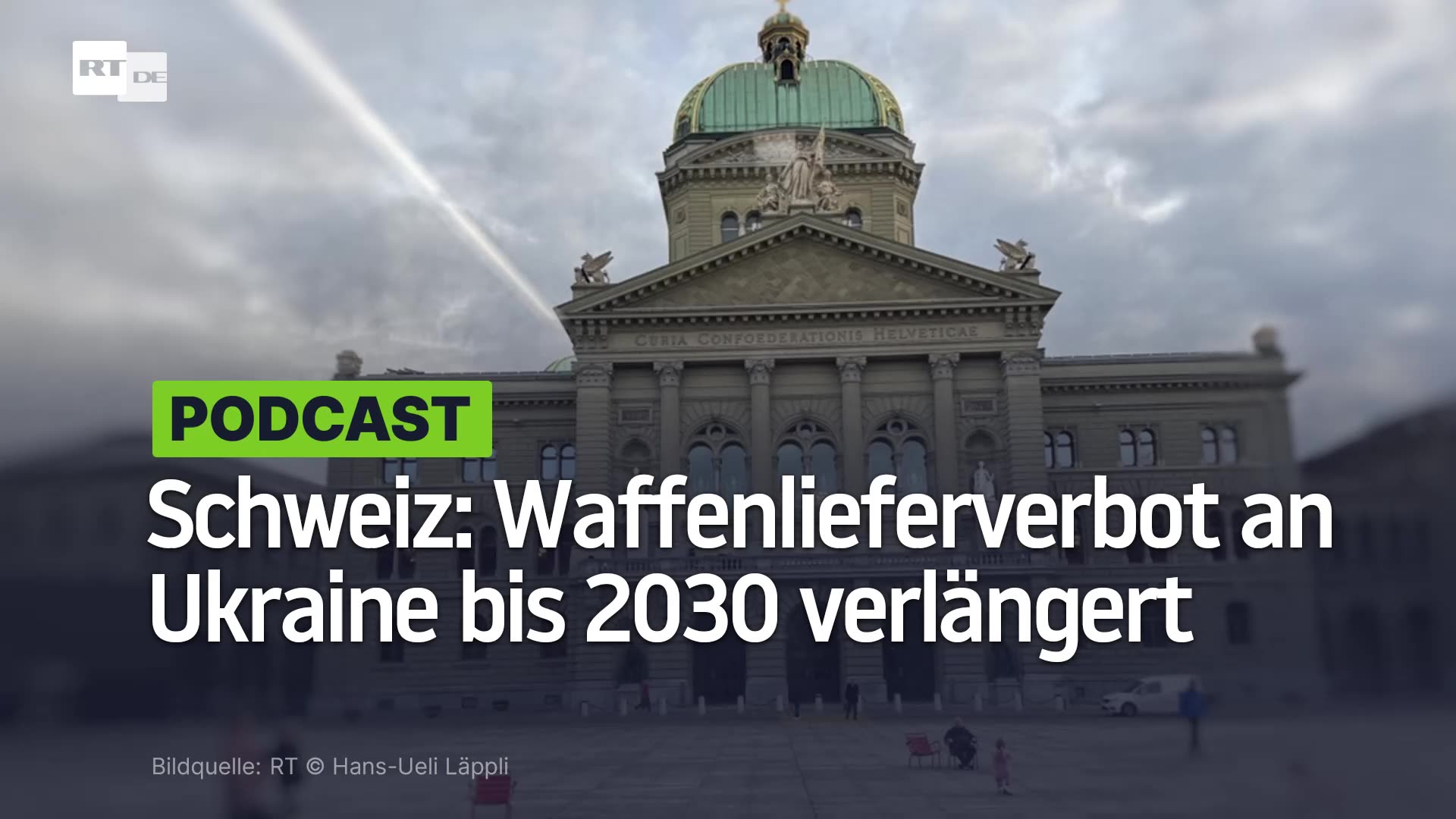 Schweiz geht auf Distanz zum Selenskij-Regime: Waffenlieferverbot bis 2030 verlängert