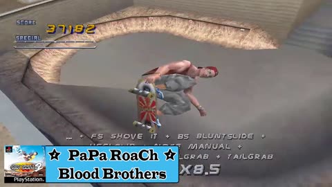 Papa Roach - Blood Brothers (Official THPS2 Music Video) 2000 HD