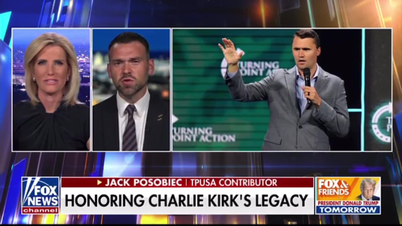 Jack Posobiec and Laura Ingraham Remember Charlie Kirk